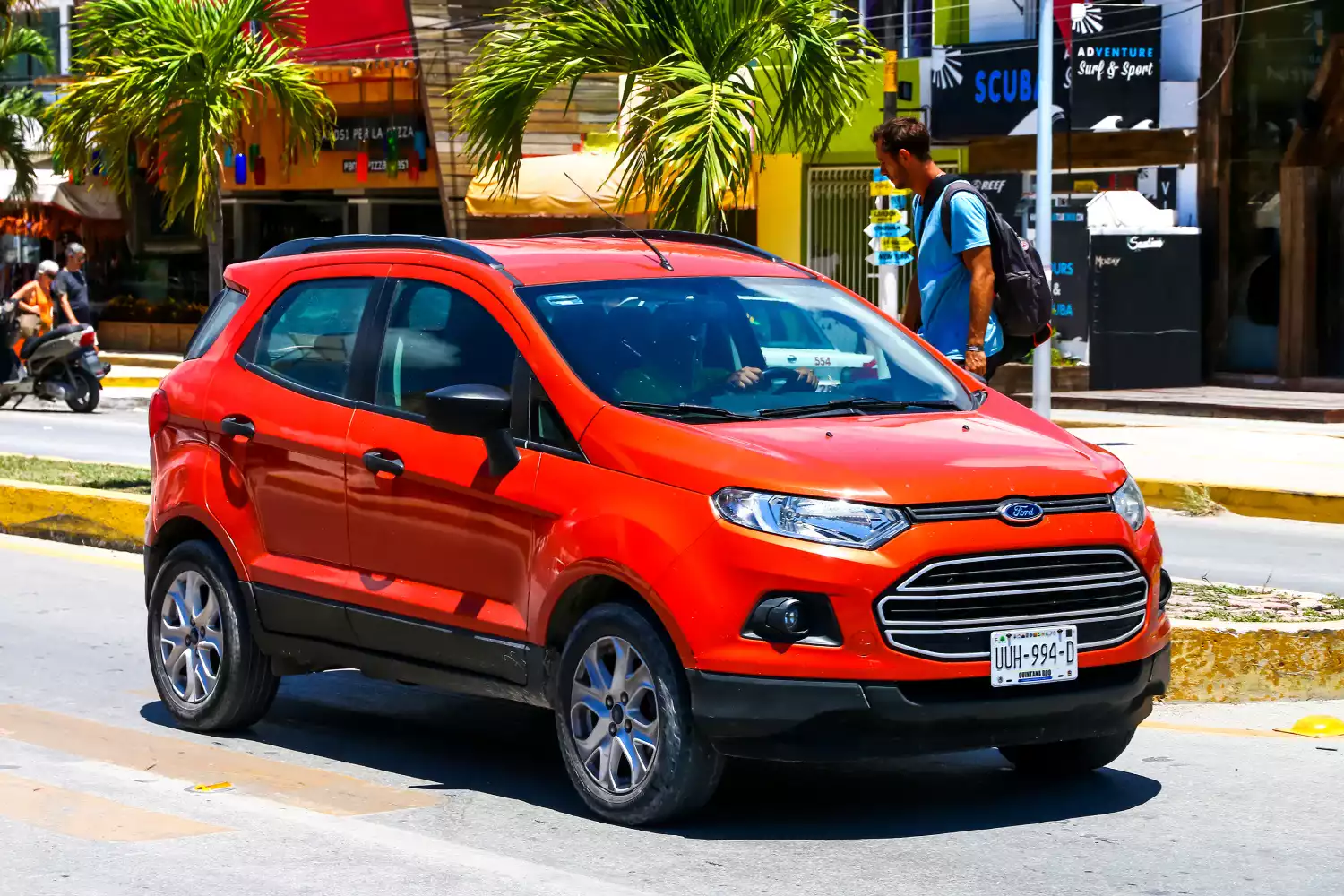 Ford EcoSport rear storage